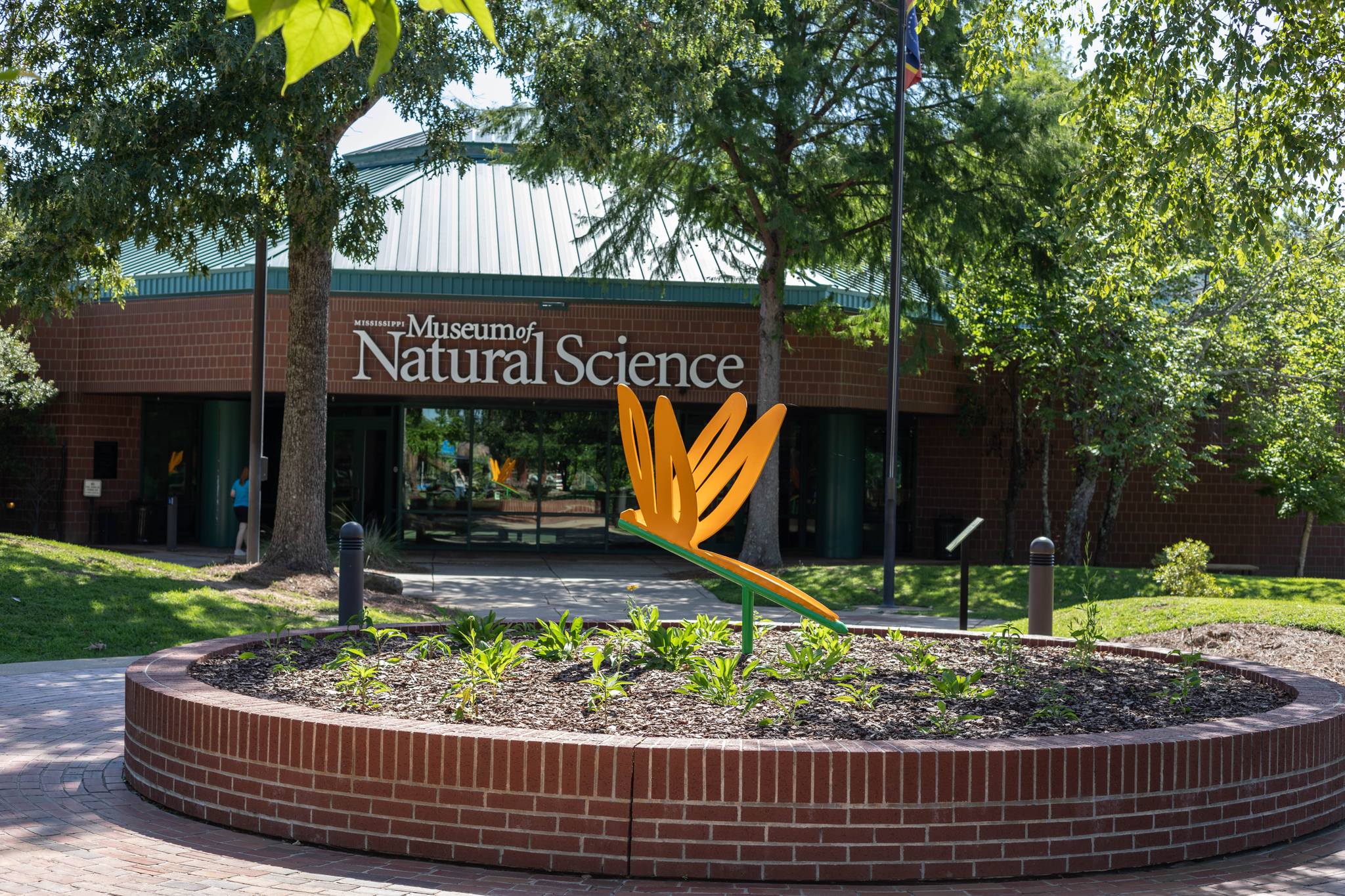 Exterior entrance at the Mississippi Museum of Natural Science